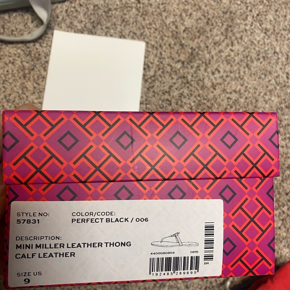 Tory Burch Mini Miller Leather Sandals - Picture 3 of 4